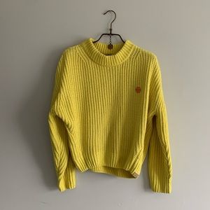 Maison Scotch Yellow Knit Sweater